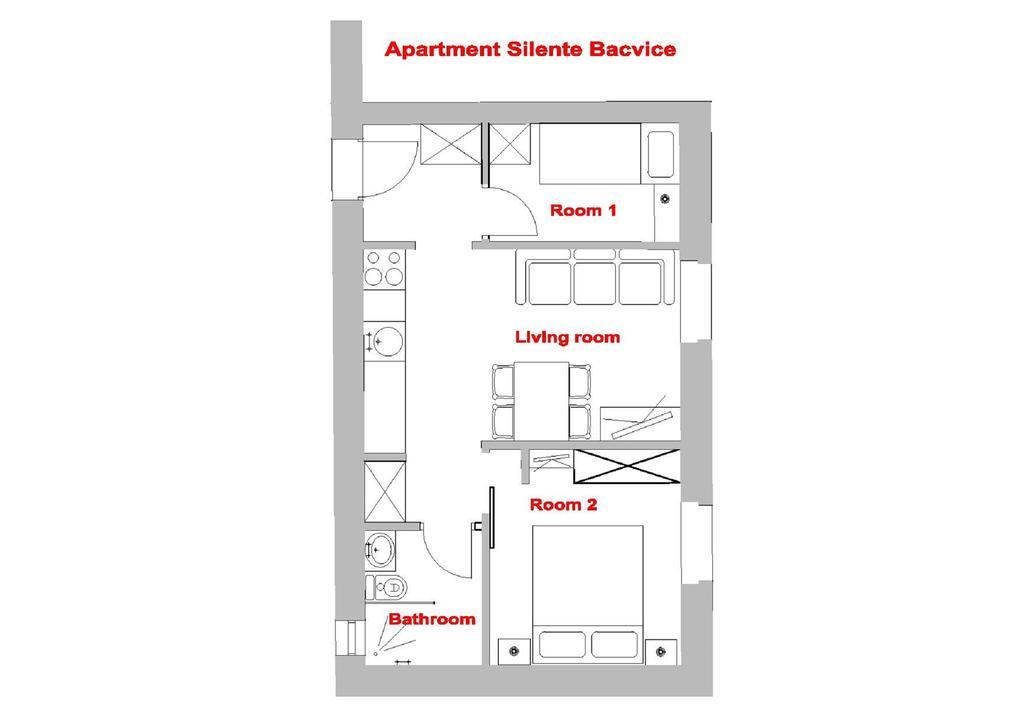 Luxury Rooms And Apartment Silente Bacvice سبليت المظهر الخارجي الصورة